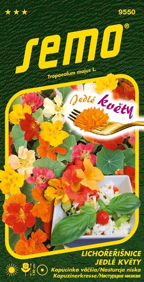 kolekcia rôznych jedlých kvetov