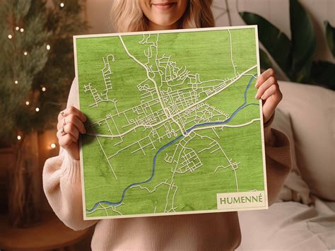 mapa Humenného s vyznačením predajne Hugo Gift Shop