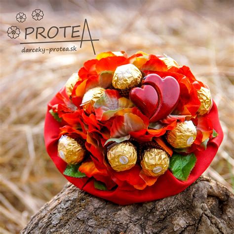 Cukríková kytica s Ferrero Rocher
