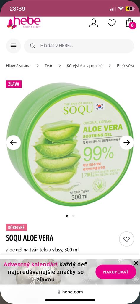 Produkty z Aloe Vera na pleť a vlasy