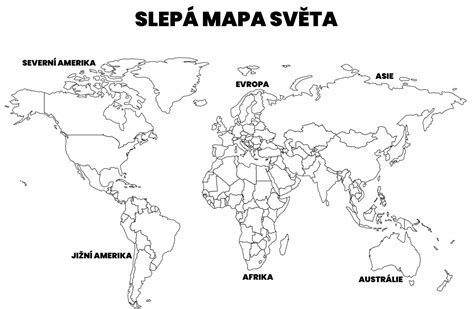 Mapa sveta s vyznačením svetových strán a vhodných rastlín