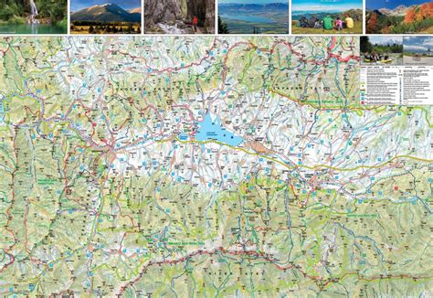 Mapa turistických trás v Belianskych a Vysokých Tatrách