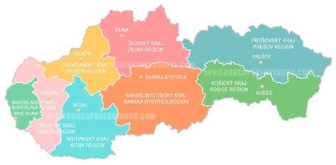 Mapa krajov, z ktorých pochádzajú prekladaní autori