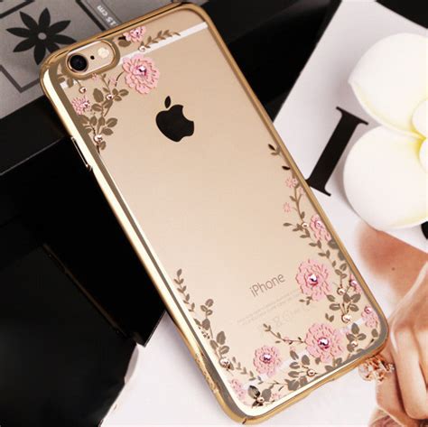 priehľadný silikónový obal na iPhone s ružovými kvetmi
