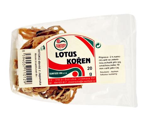 Lotosový koreň v kuchyni