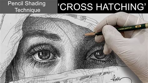 Ilustrácia techniky cross-hatching