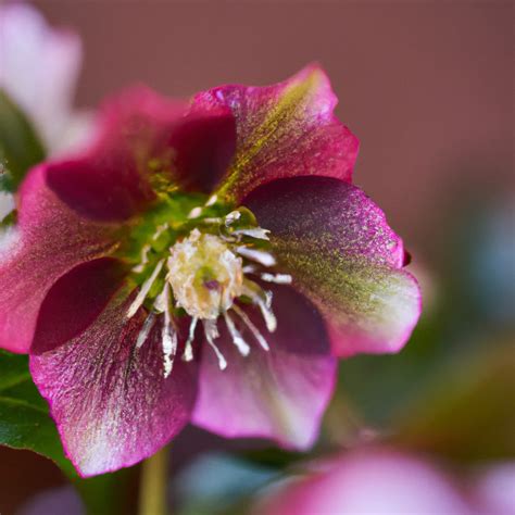 Helleborus orientalis kvitnúci na jar