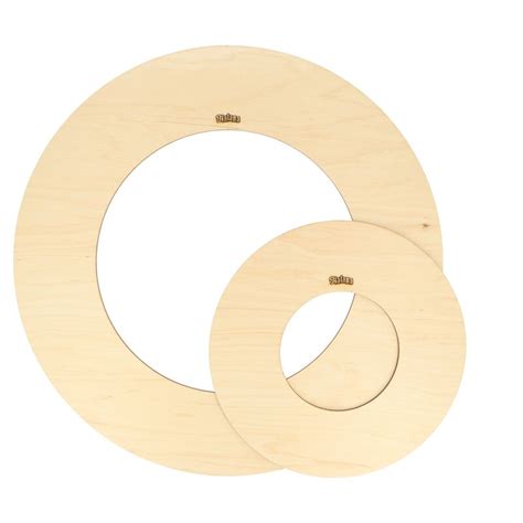 drevený kruh na výrobu venca