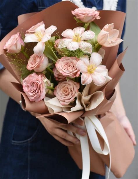 Mydlová kytica s ružami