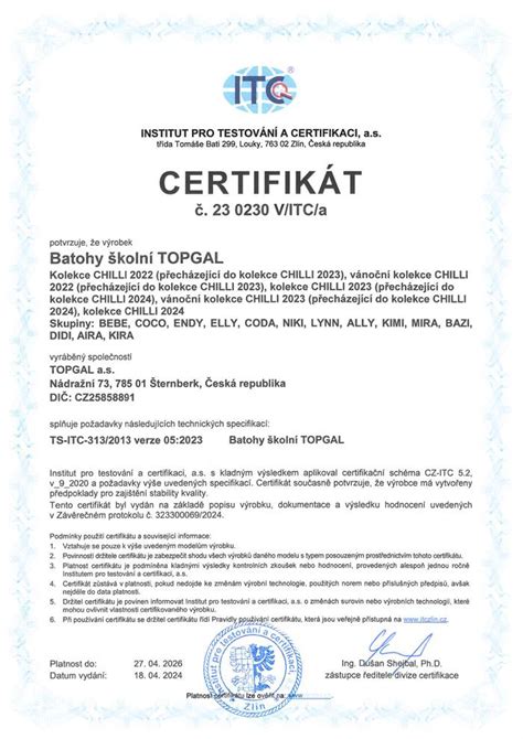 Certifikát kvality GlobalG.A.P.