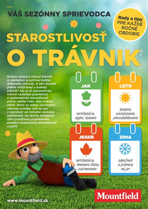 Infografika: Starostlivosť o trávnik proti burine