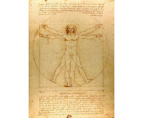 Leonardo da Vinci a Vitruviánsky muž