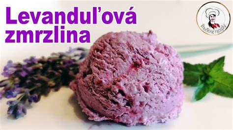 Levanduľová zmrzlina