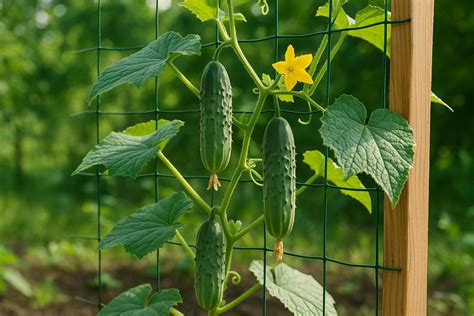 Rastlina cucamelonu s oporou