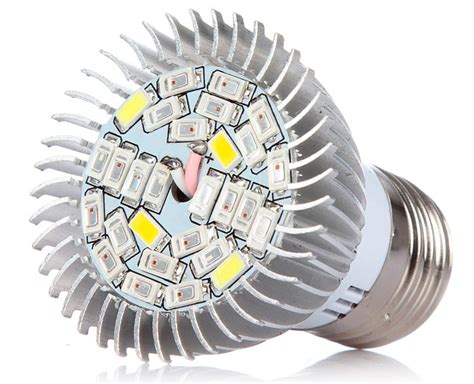 Rôzne typy LED žiaroviek pre rastliny