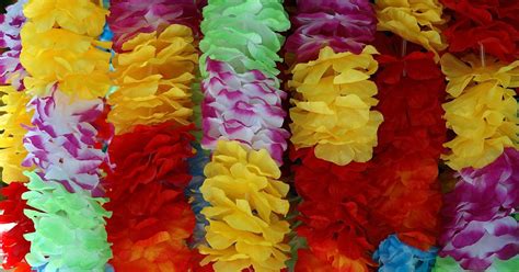 Vence z kvetov (lei) na Havaji