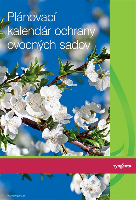 Kalendár kvitnutia a dozrievania ovocných stromov