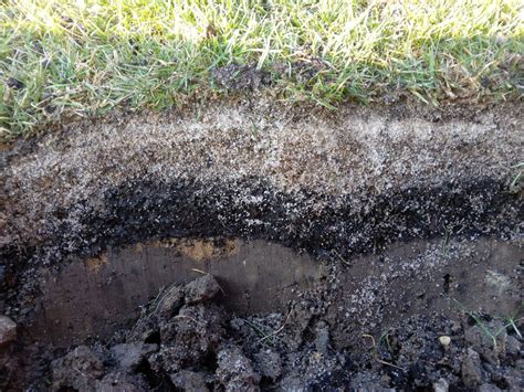 Ilustrácia pôdneho profilu s rôznymi vrstvami