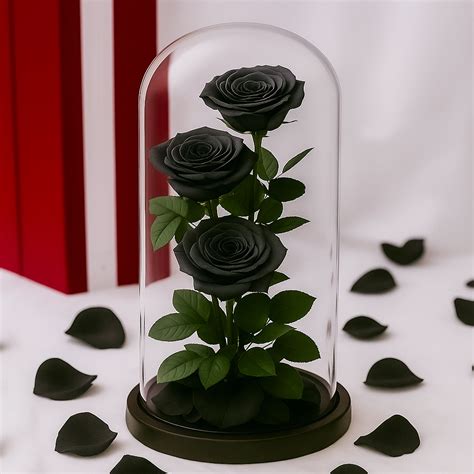 tmavočervené ruže, kala, čierne tulipány pre Škorpióna