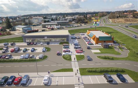 Architektonická vizualizácia nového retail parku Ruža v Ružomberku