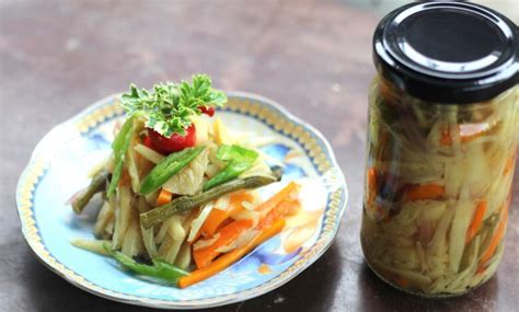 Jedlá bambusové výhonky v ázijskej kuchyni