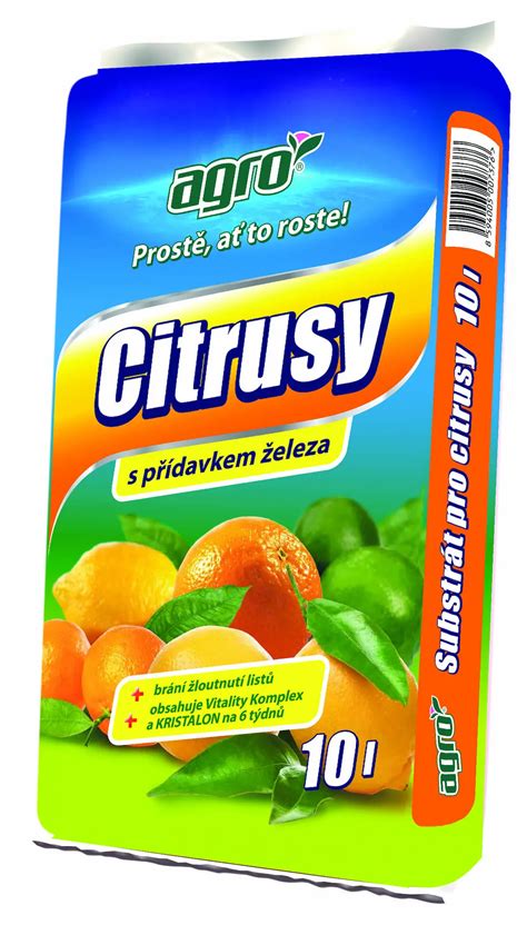 kvetináč so substrátom pre citrusy