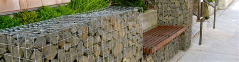 Gabionové koše ako záhradné ohraničenie