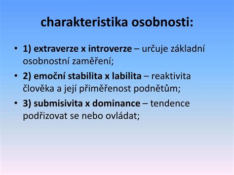 Charakteristika narcistickej osobnosti