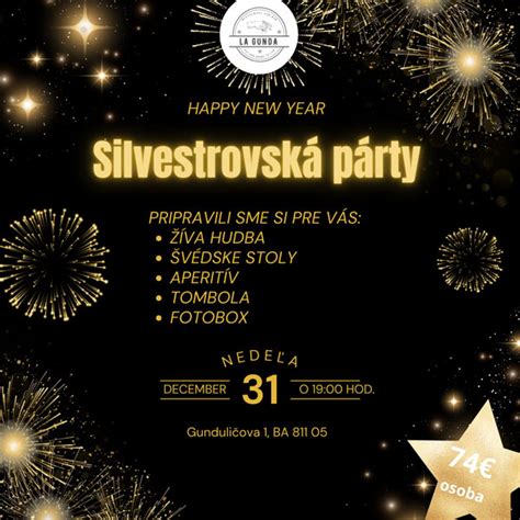 silvestrovská párty so sviečkami a šampanským