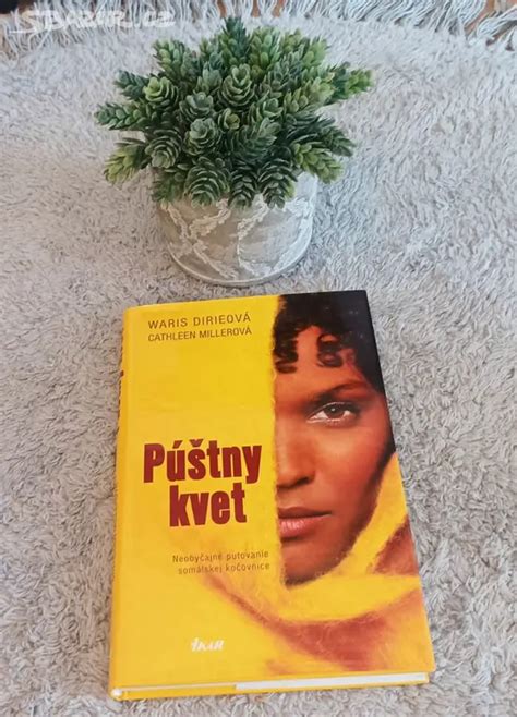 Waris Dirieová na obálke knihy Púštny kvet