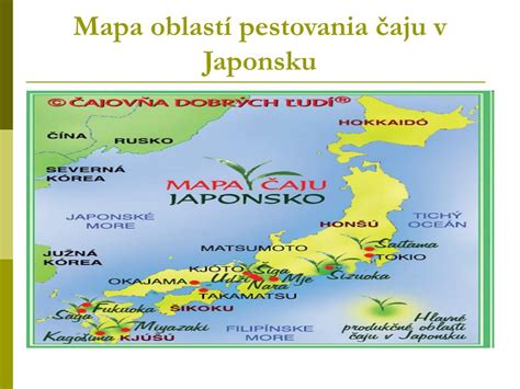 Mapa oblastí pestovania wasabi v Japonsku