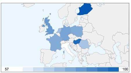 Mapa exportu slovenského sladu do Európy