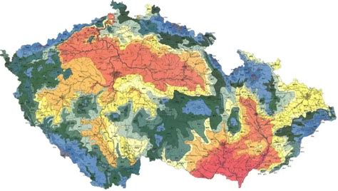 Mapa zón odolnosti ruží