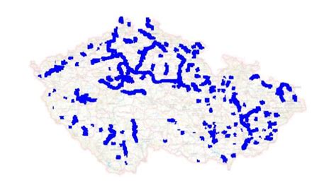 Mapa doručovacích oblastí Bytča