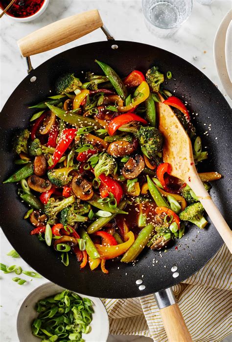 Stir-fry s vodnými gaštanmi