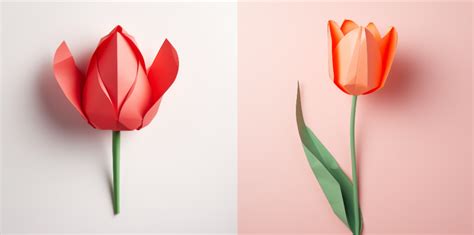 Skladaný tulipán z obrúska