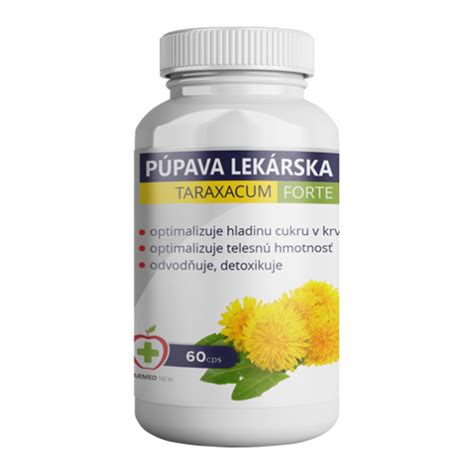 púpava lekárska vo forme kapsúl