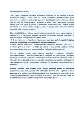 Bariéra proti šíreniu buriny