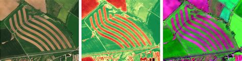 Vizualizácia pozemku pomocou dát Sentinel-2 pred a po návrhu PSP