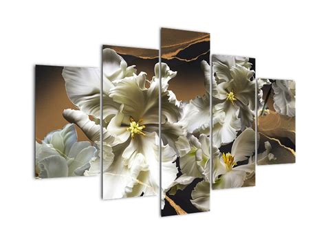 Dizajnové motívy orchideí na kuchynských zástenách