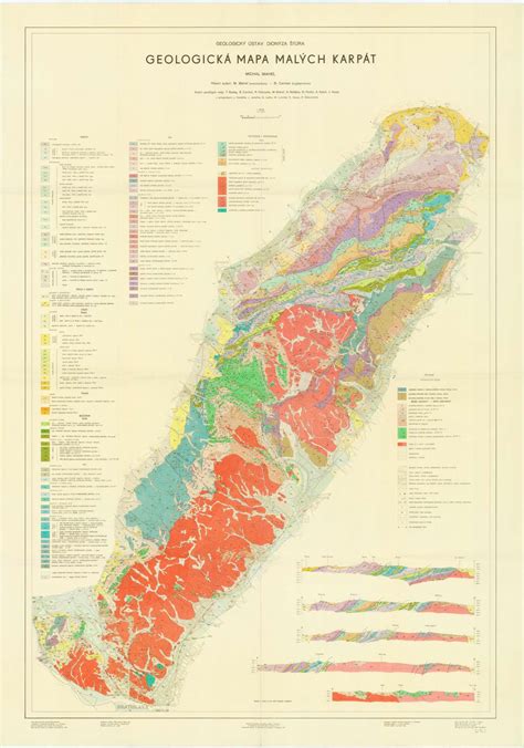 Geologická mapa Západných Karpát