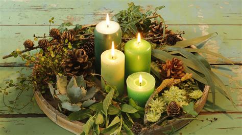 Prírodné materiály na adventný veniec