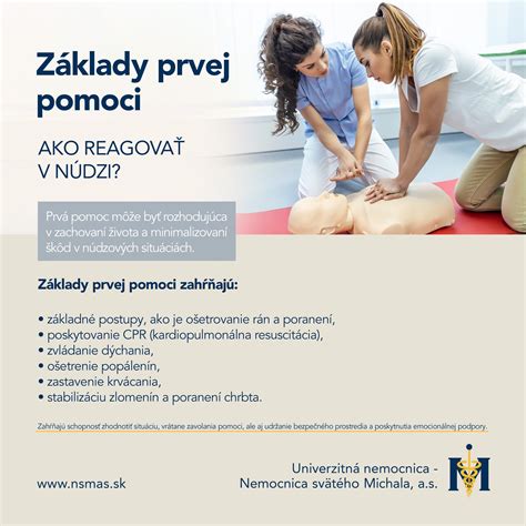 Dôležitosť prvej pomoci: Záchrana života pred príchodom profesionálov