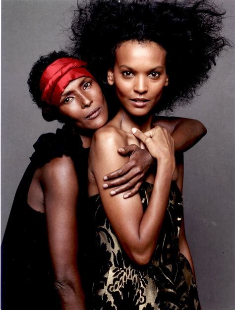 Waris Dirie ako modelka na móle