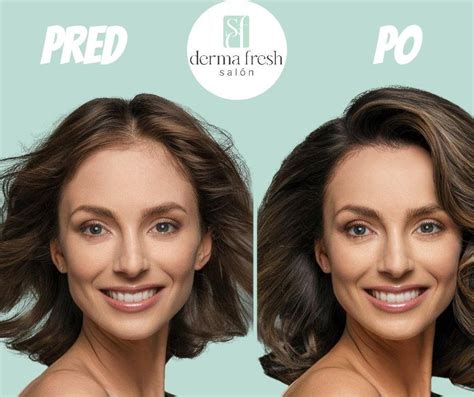 Porovnanie pred a po zafarbení vlasov