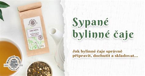 Bylinné čaje a ich zložky