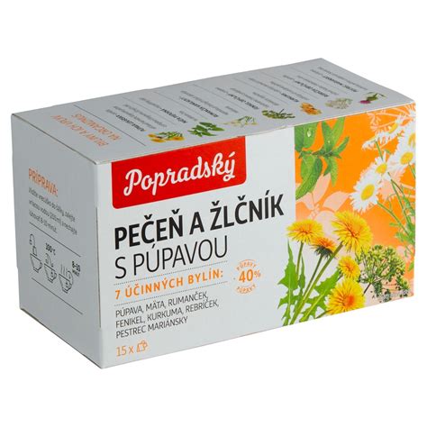 Obal produktu s púpavou lekárskou