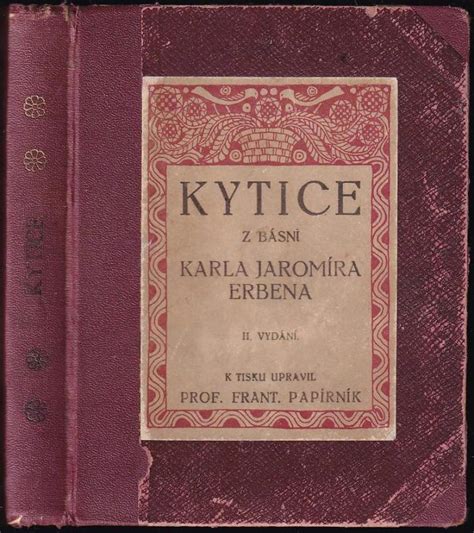 obálka knihy Kytice Karla Jaromíra Erbena