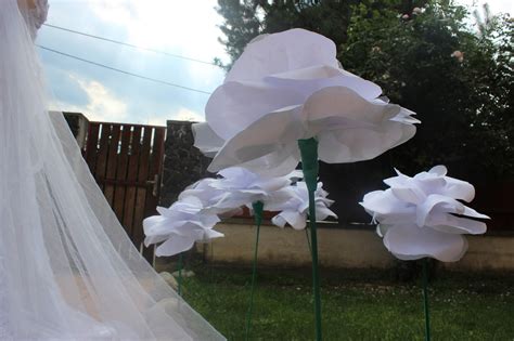 obrovské papierové ruže