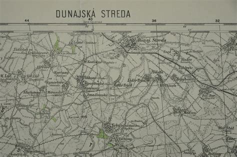 Mapa Dunajskej Stredy s vyznačenými kvetinárstvami